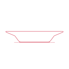 Objects Bowls Ikea Upplaga Deep Plate 10 Inch Vinyl Cutting Svg File, Free Vectors File